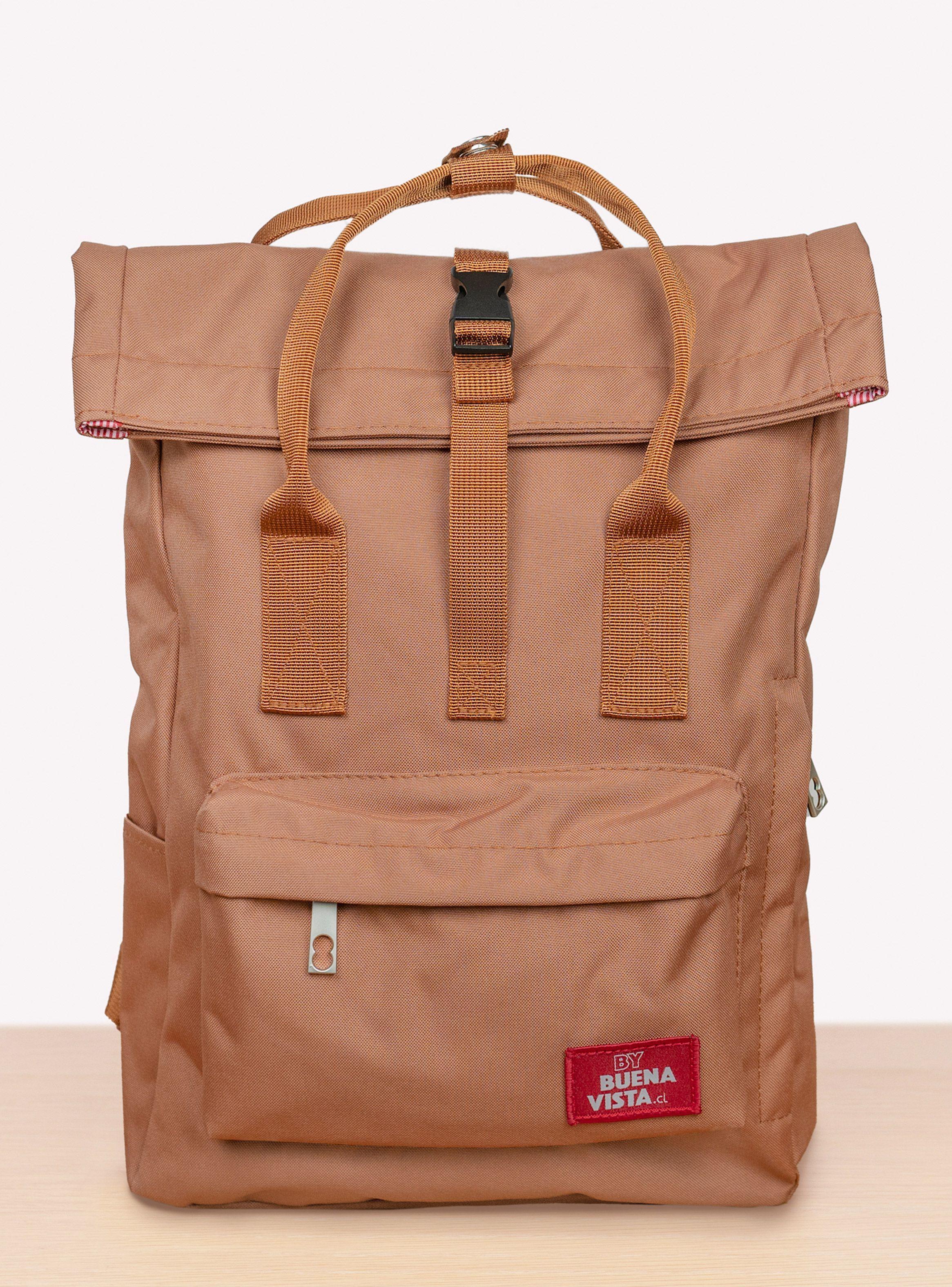 Mochila Impermeable para Notebook Roll Habano-5