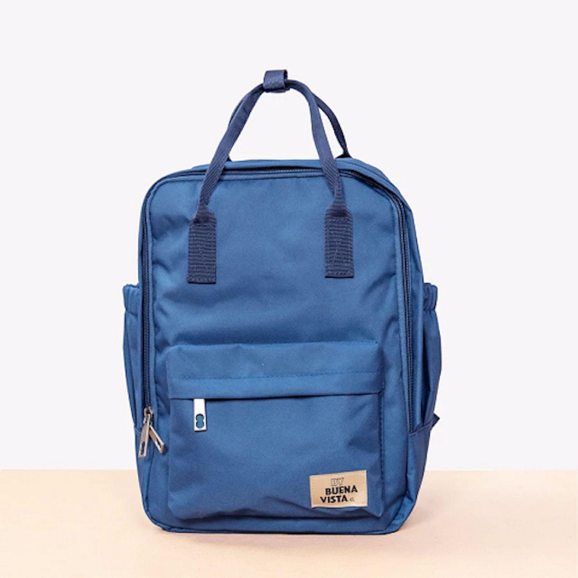 Mochila Impermeable Laptop 13'' Bike Azul Jeans-6