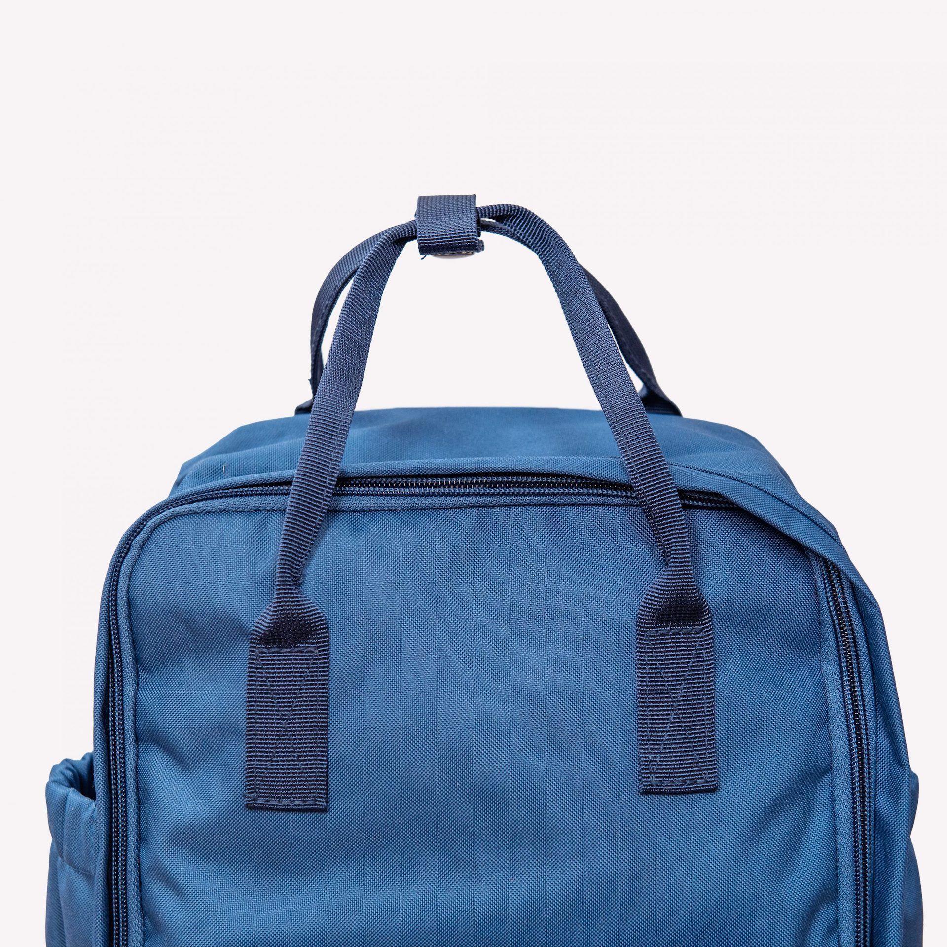 Mochila Impermeable Laptop 13'' Bike Azul Jeans-7