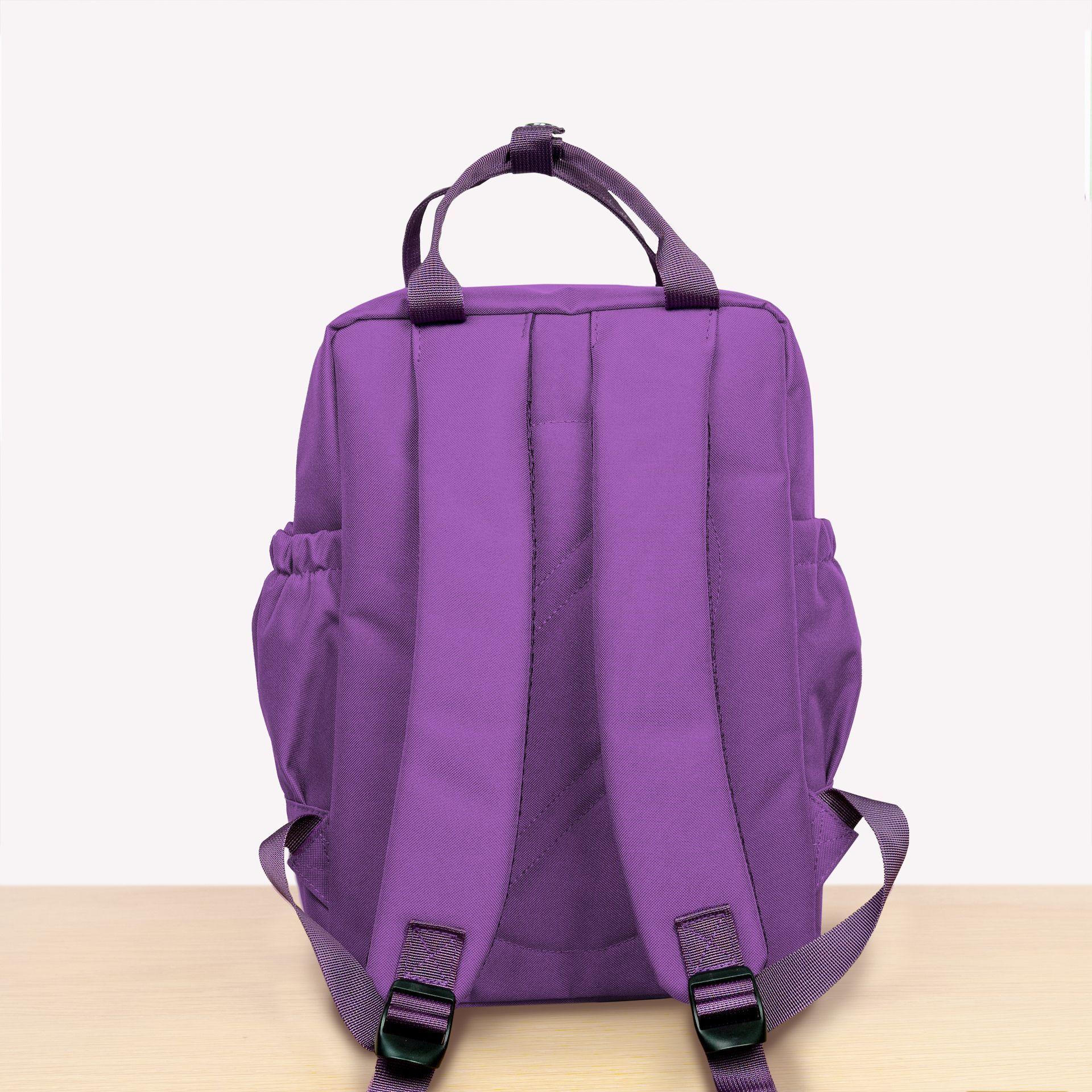 Mochila Impermeable Laptop 13'' Bike Morado-5