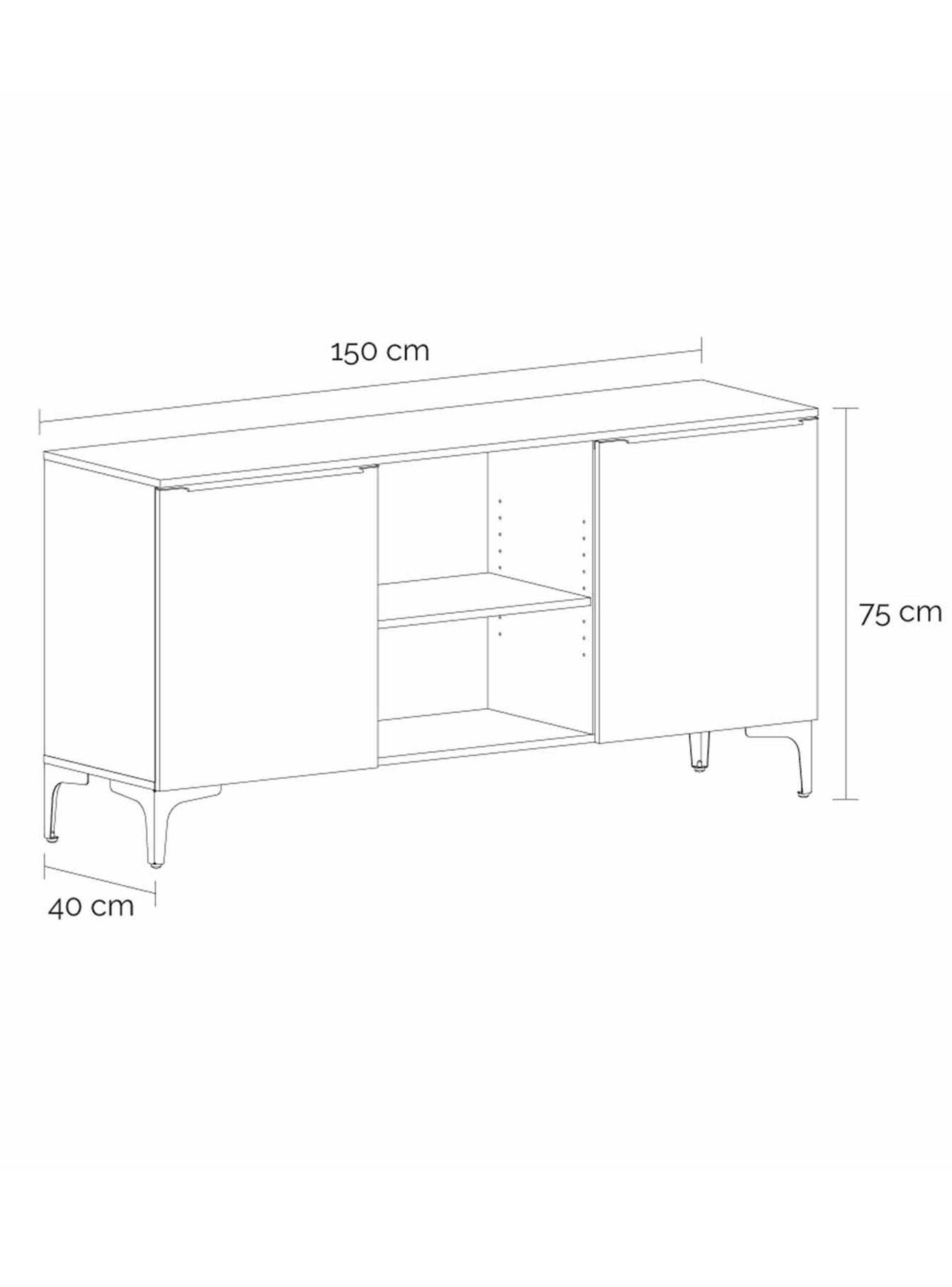Rack TV 65 Huillinco Alto Laricina Wlaver-6