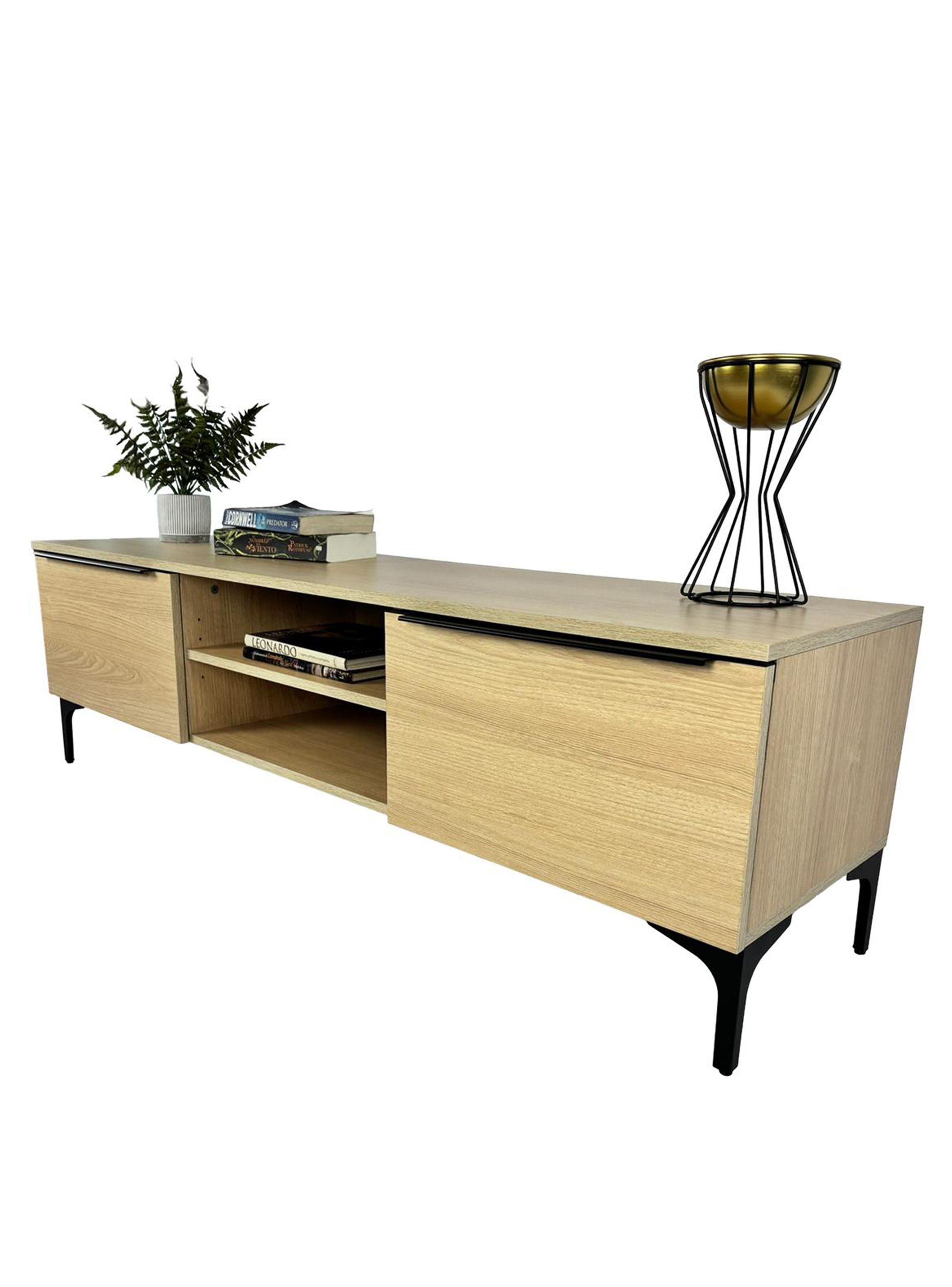 Rack TV 65 Huillinco Bajo Carvalo Wlaver-3