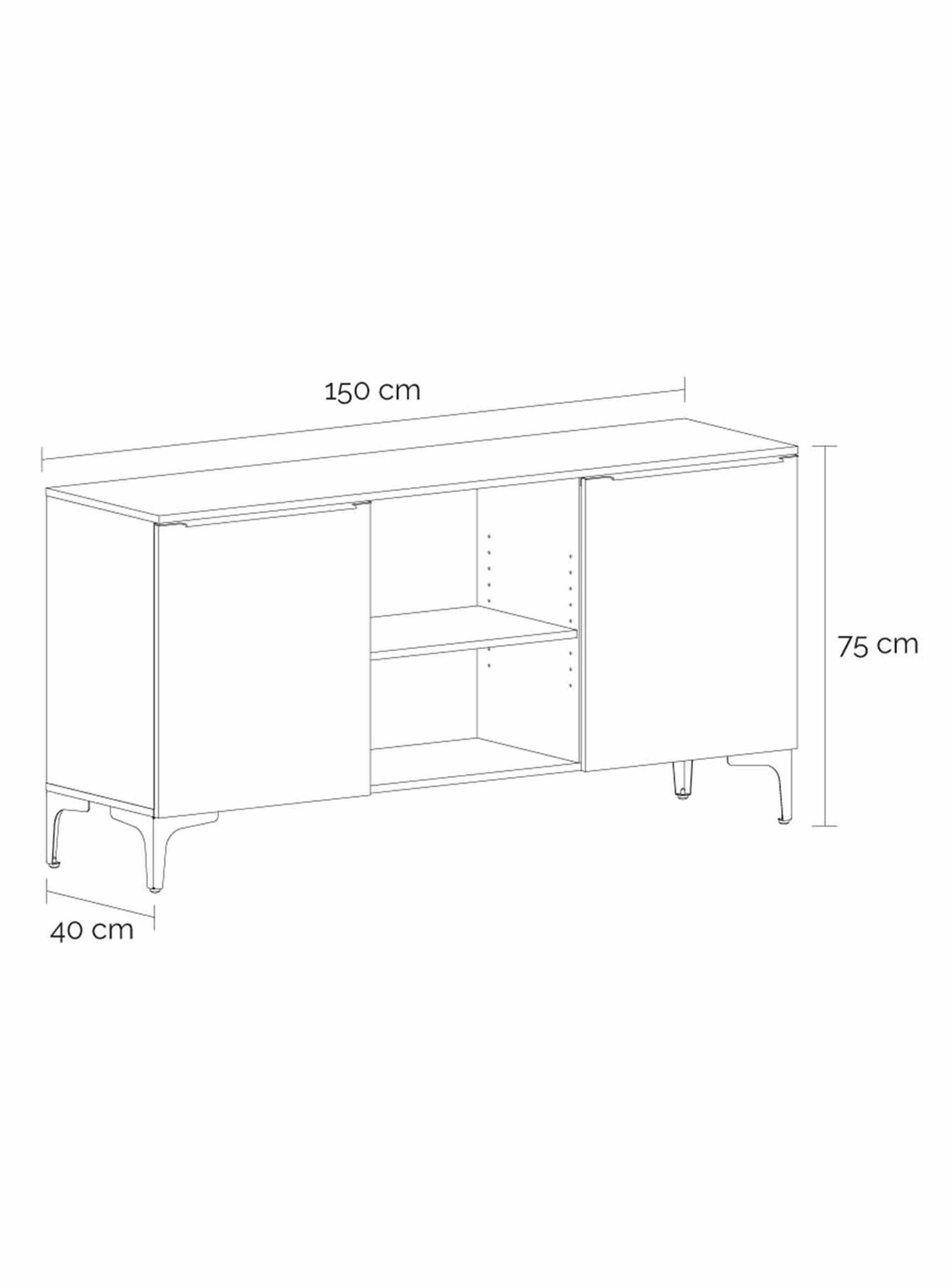 Rack TV 65 Huillinco Alto Carvalo Wlaver-3