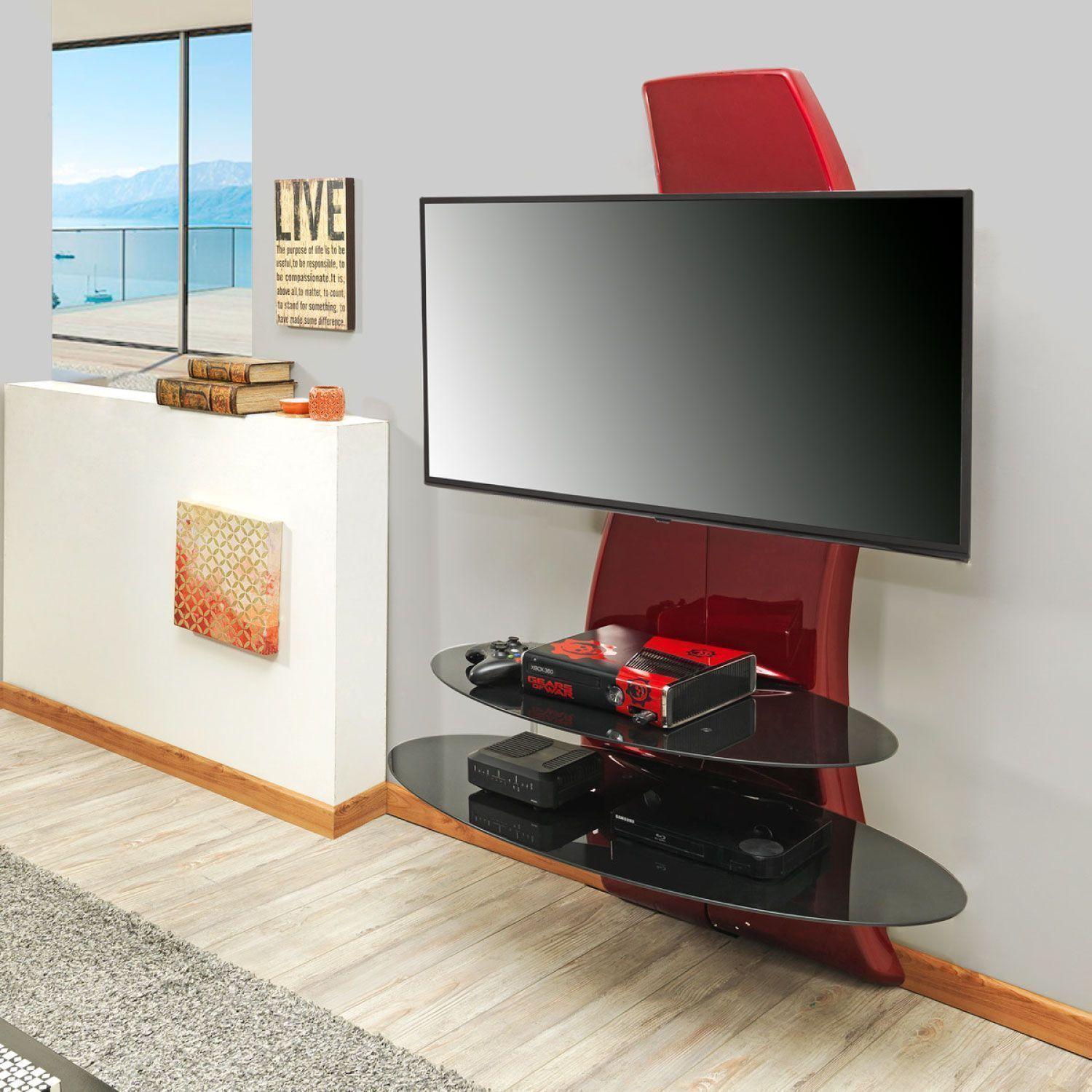 Rack TV Italiano Ghost Design 2000 Metallic Red-3