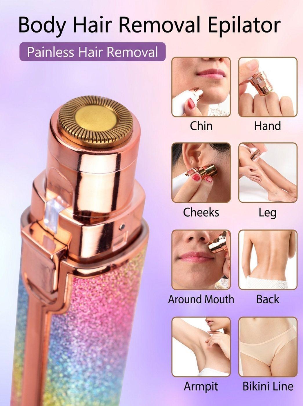 Depiladora Facial Y Corporal 2 En 1 Recargable-5