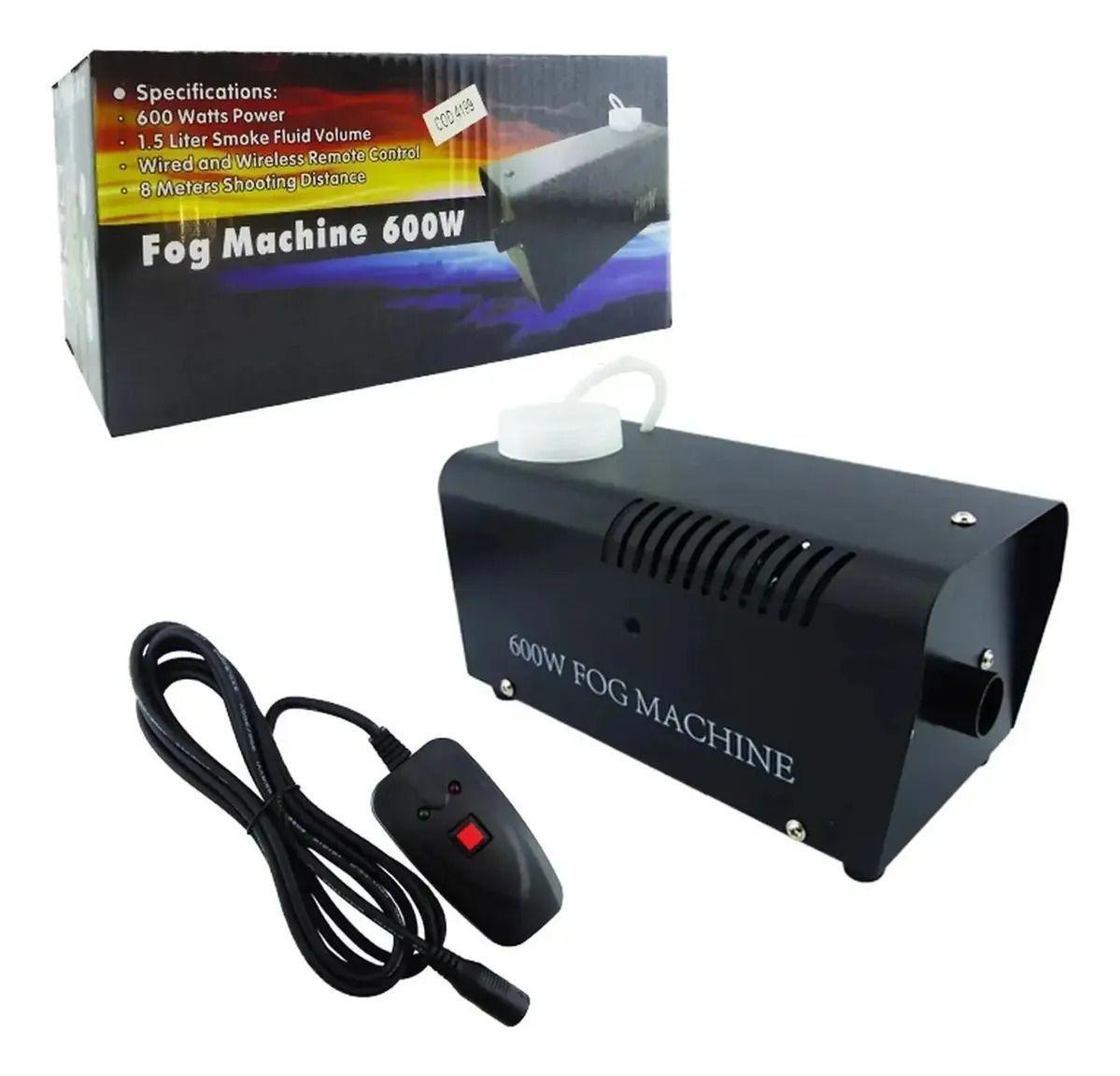 Maquina De Humo 600w Pulsador Contro-3
