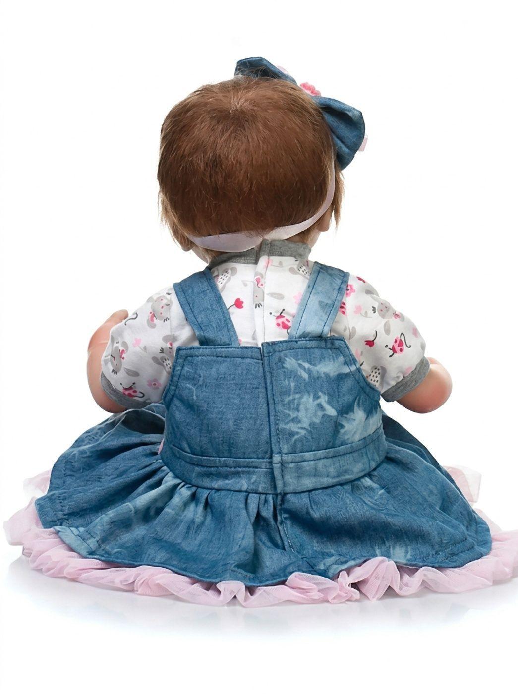 Bebe Reborn Muñeca Realista Silicon 42cm-4