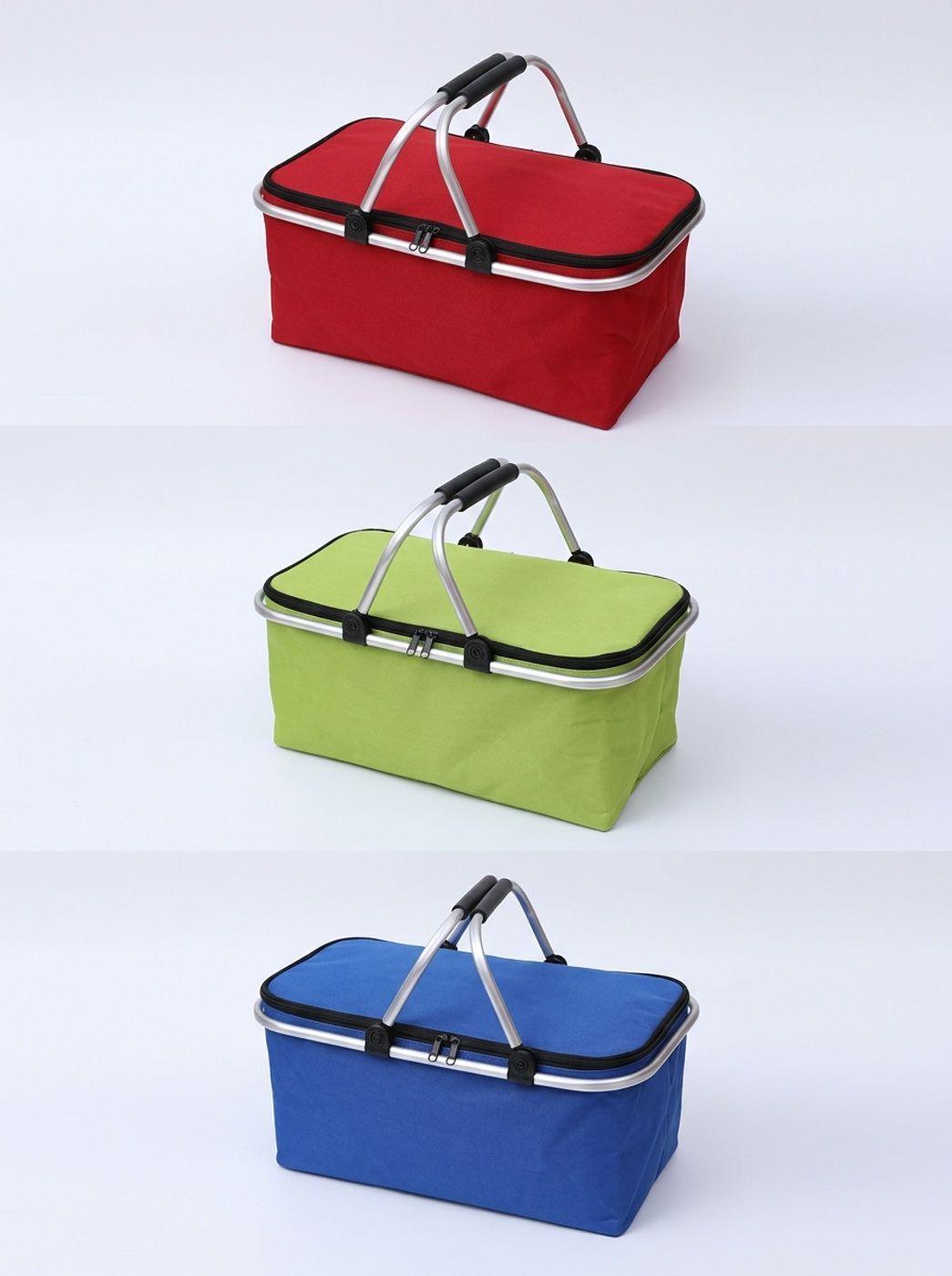 Bolso Termico Cooler Canasta Picnic Plegable Portatil-2