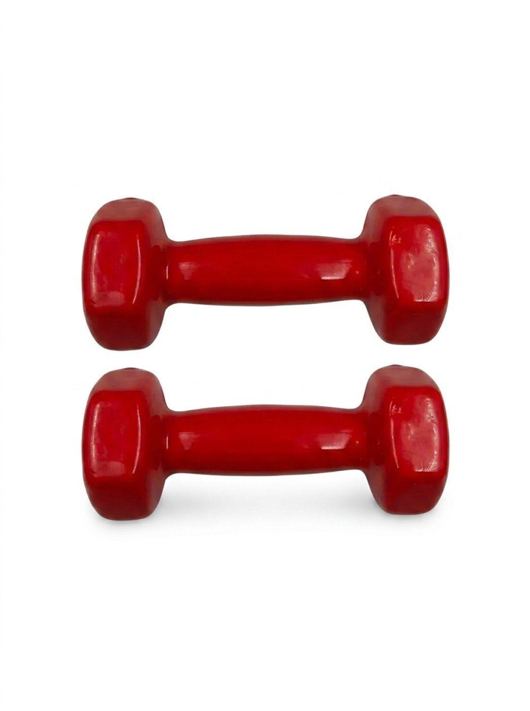 Set 2 Mancuernas 2 Kg C u Hexagonales Recubiertas De Vinilo-2