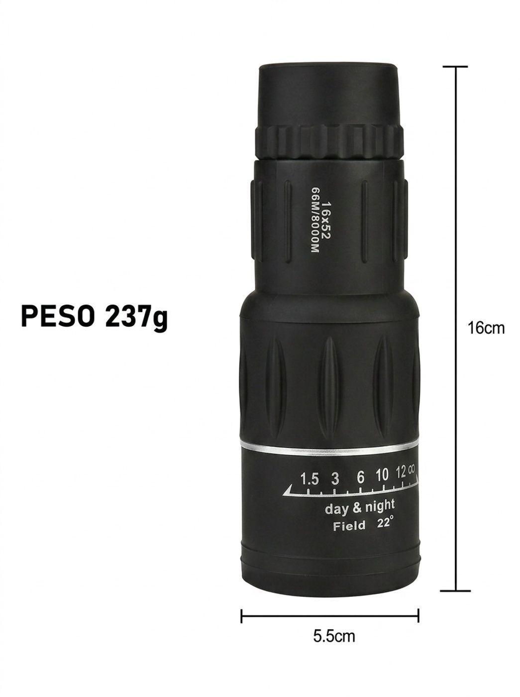 Telescopio Monocular 16x52 Hd Impermeable-2