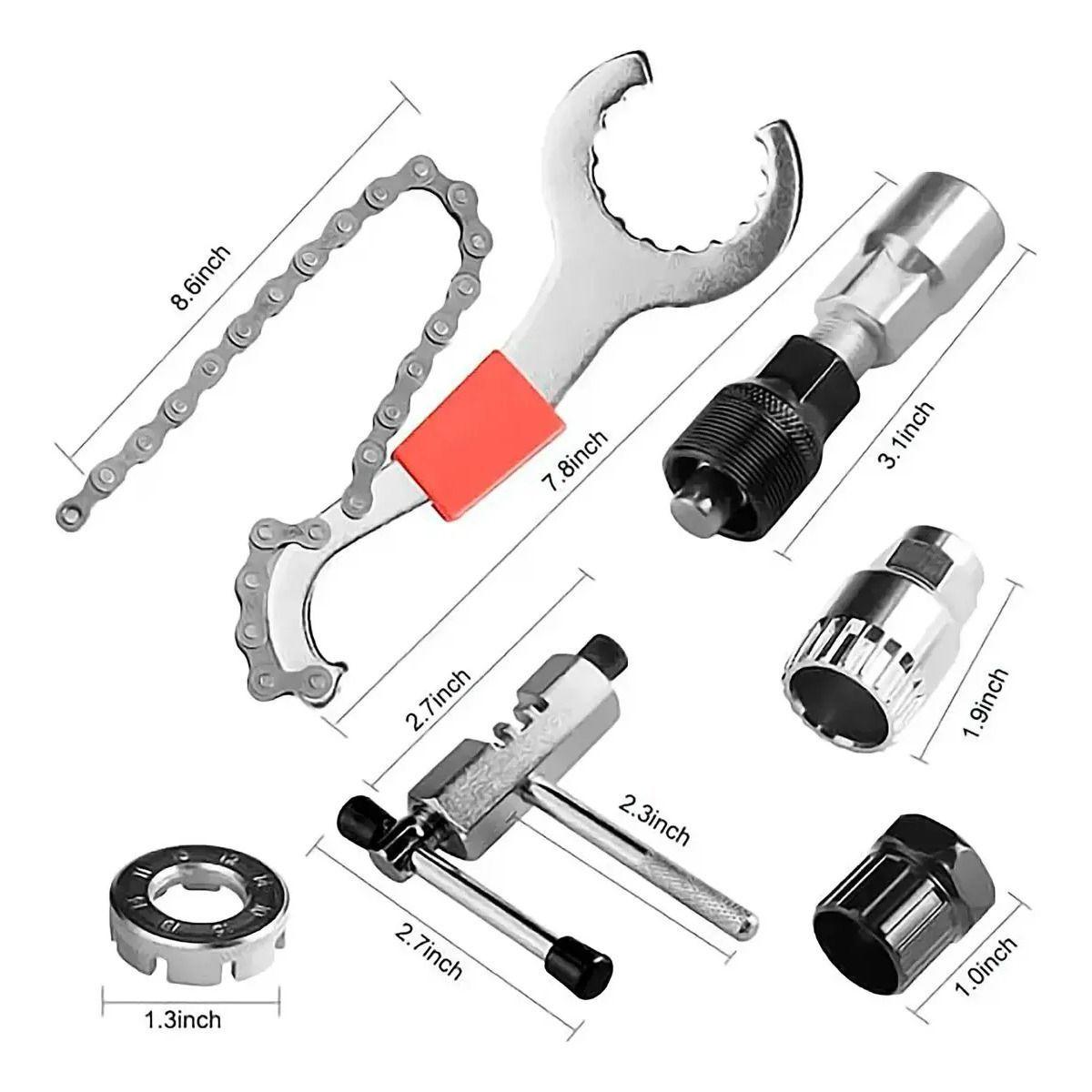 Kit Reparacion Multifuncional Bicicleta De Latigo De Cadena-4