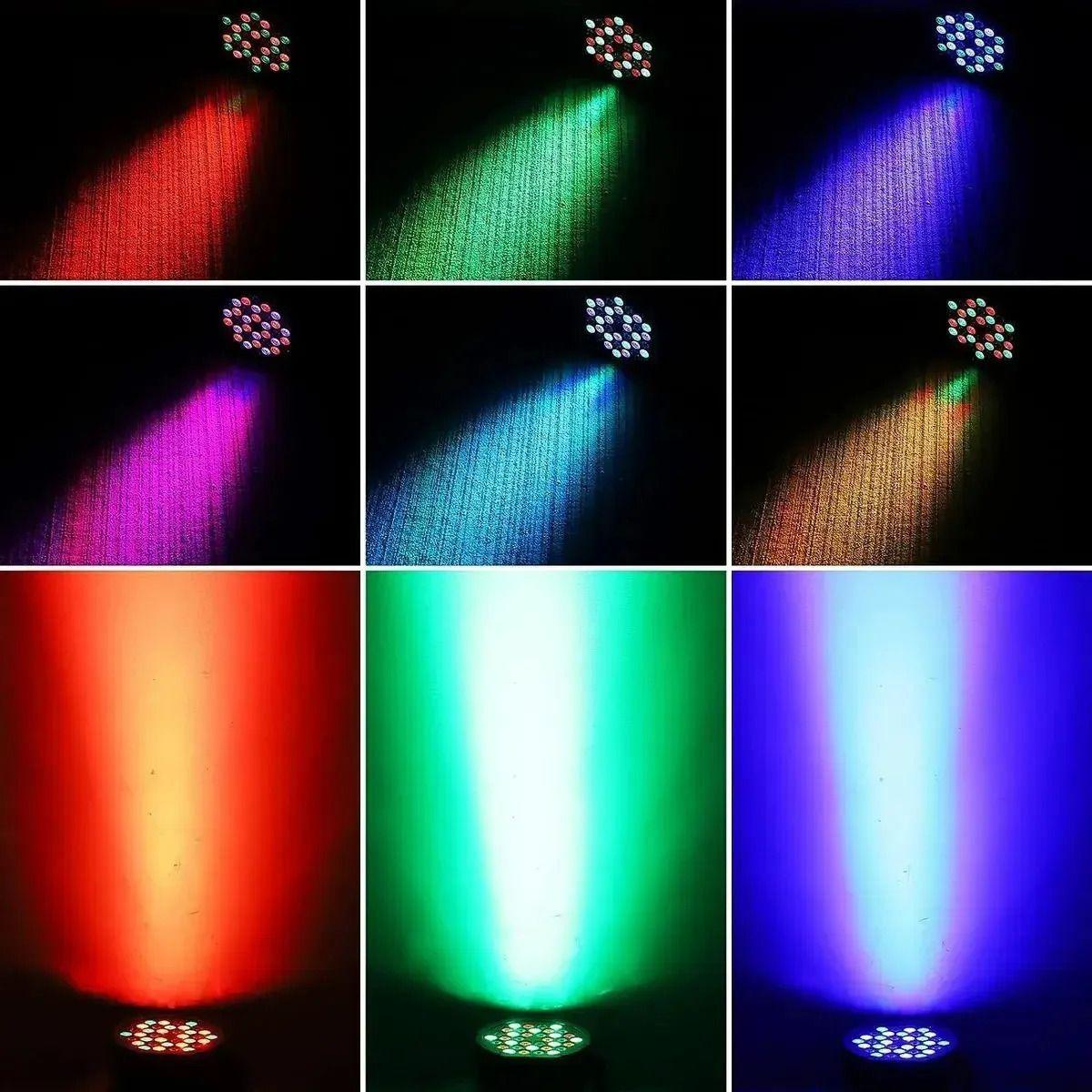 Foco Proyector 18 Led Rgb Dmx Luz Para Bar O Discoteca-2