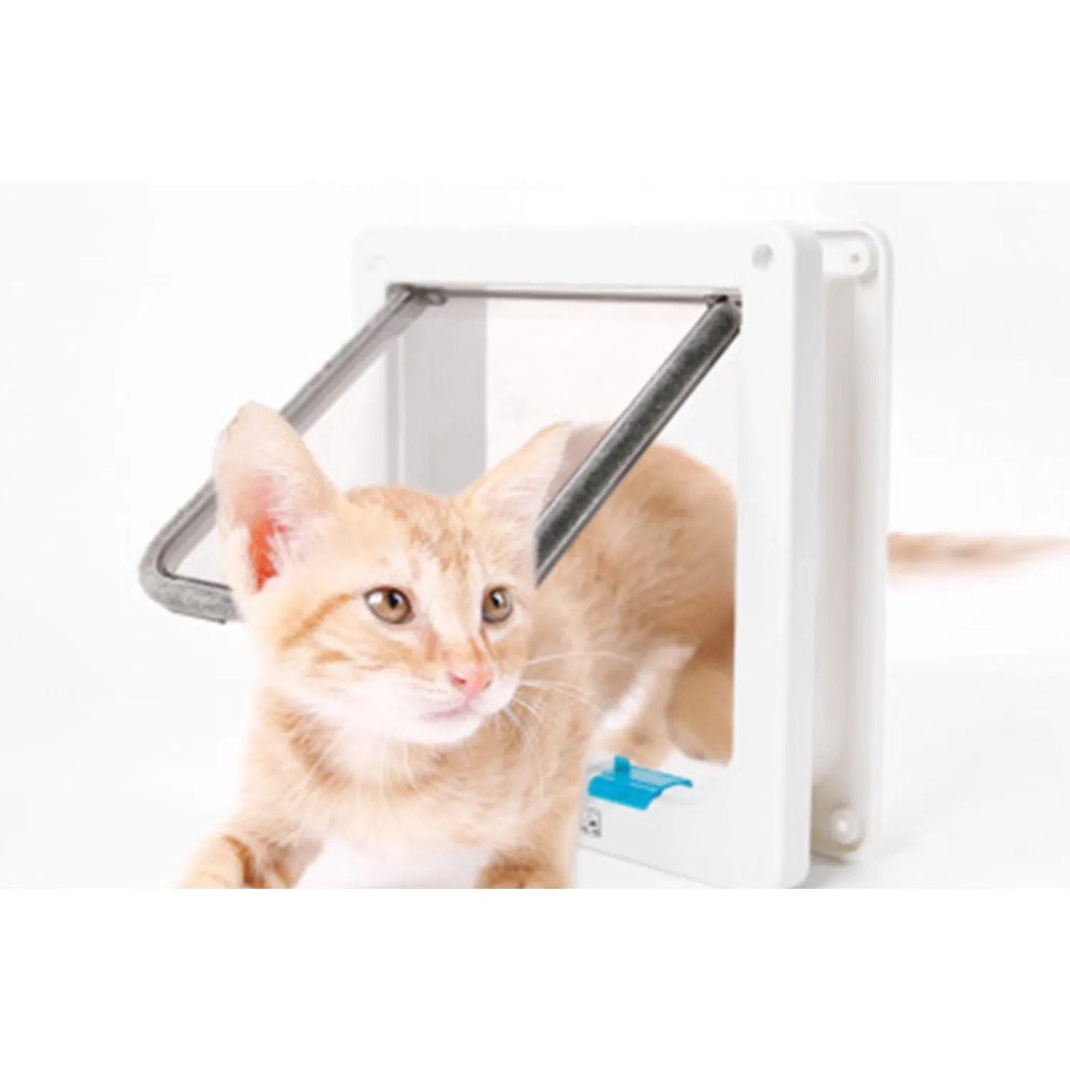 Puerta Bidireccional De Entrada Y Salida Para Gatos-5