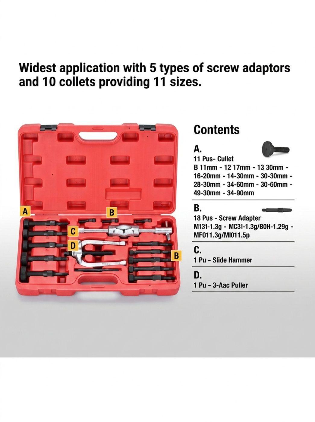 Kit Extractor De Rodamientos Interiores-2