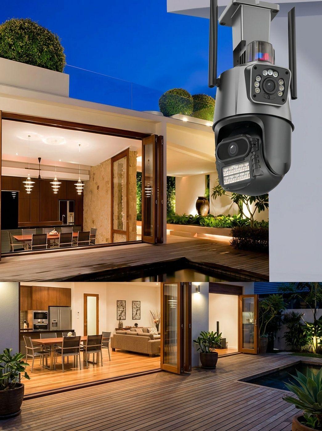 Camara Ptz Ip Inalambrico Doble Lente Exterior 6mp 4x Epa Color Gris Oscuro-5