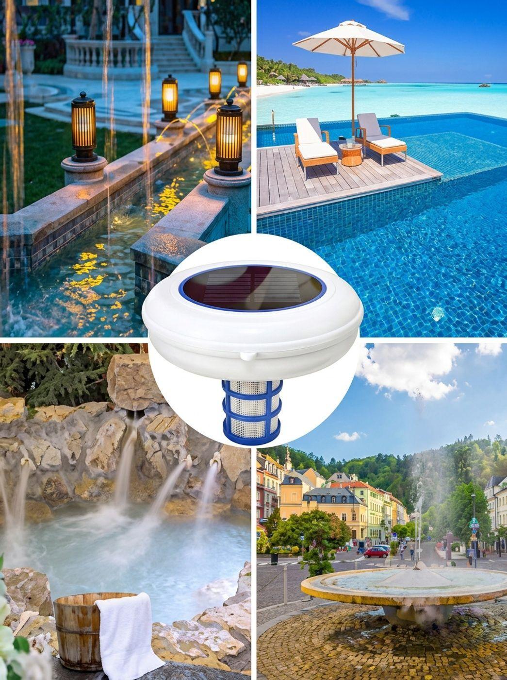 Filtro Para Purificar Piscina Ionizador Energia Panel Solar-2