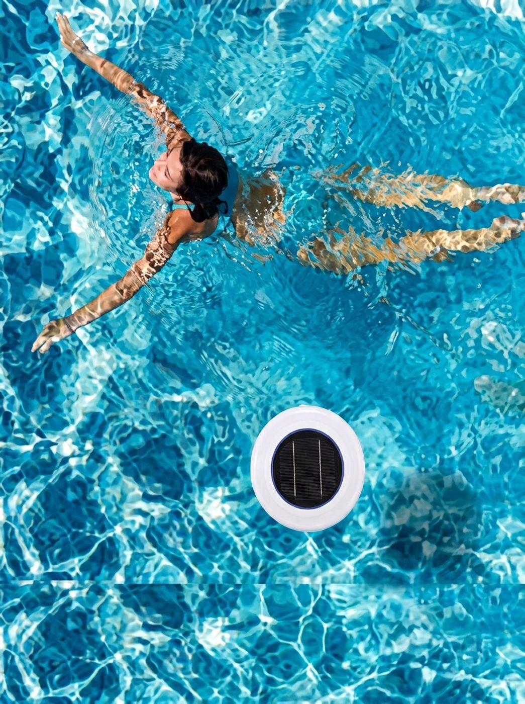 Filtro Para Purificar Piscina Ionizador Energia Panel Solar-3