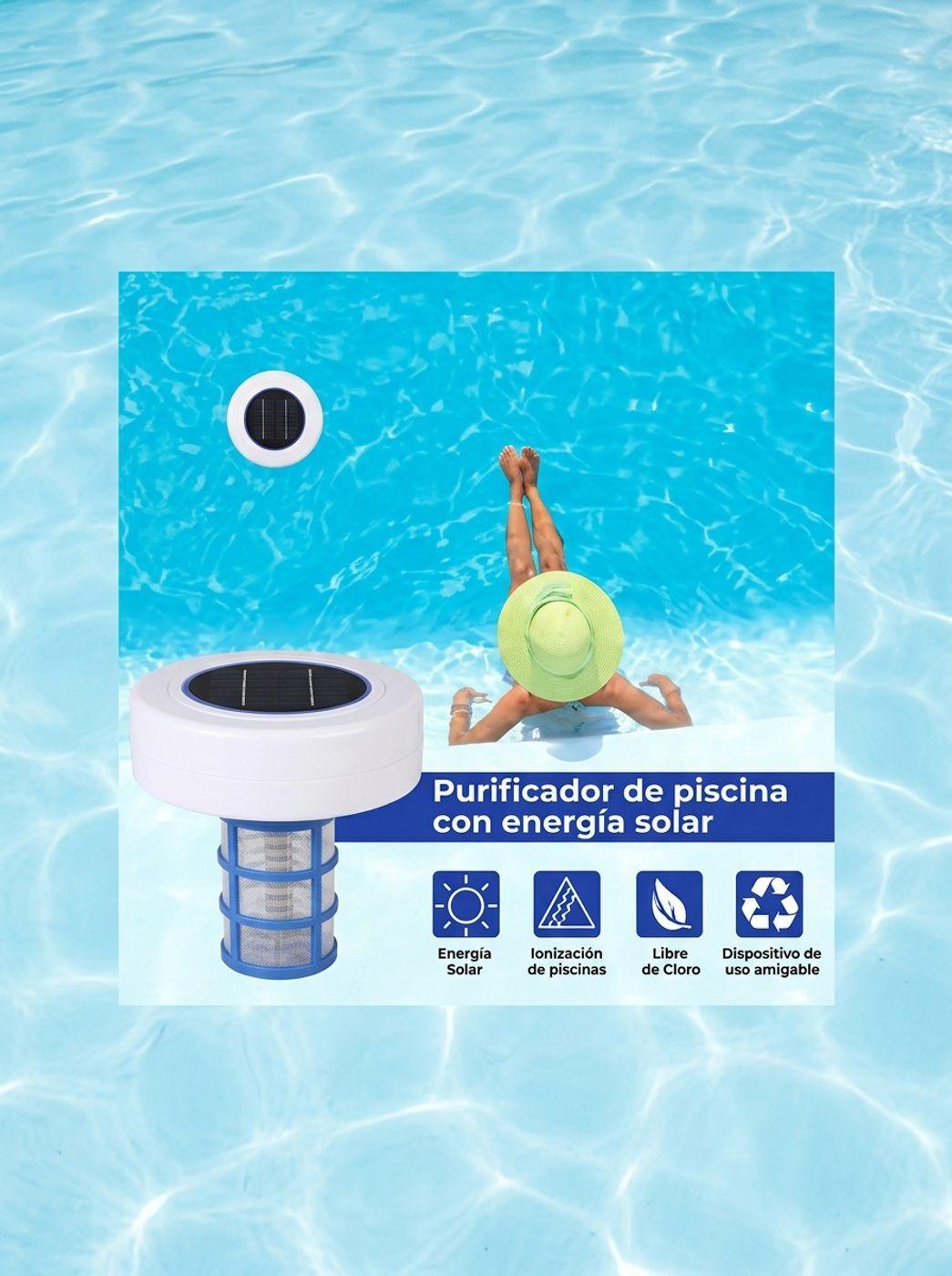 Filtro Para Purificar Piscina Ionizador Energia Panel Solar-4