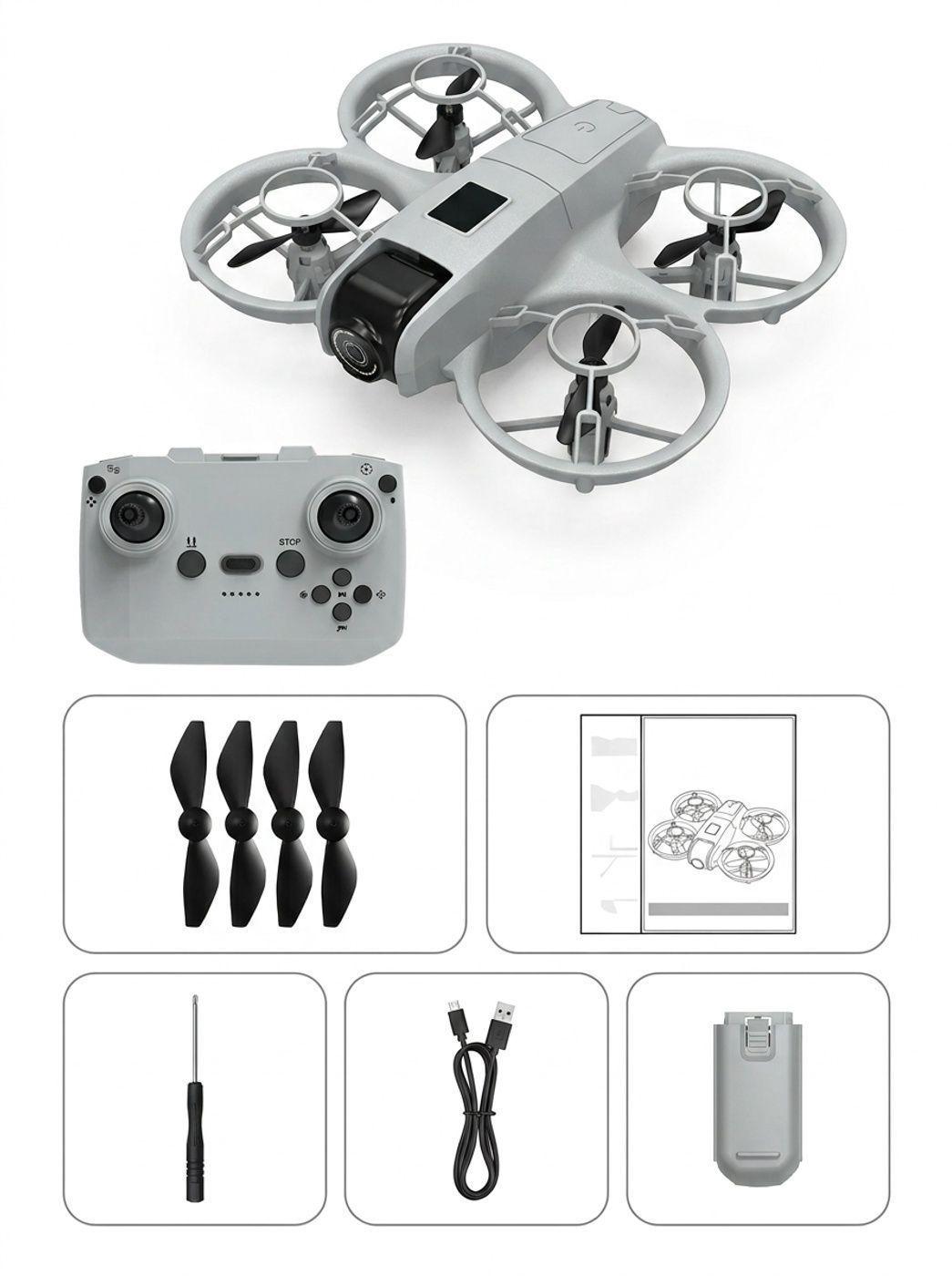 Mini Drone S88 Con Camara-3