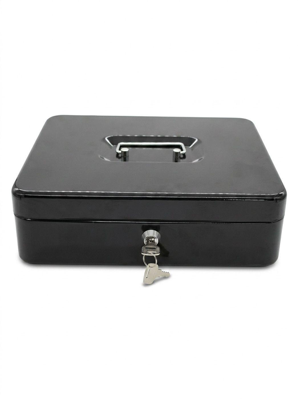 Caja Fuerte De Metal Billetes Y Monedas Con Cerradura-2