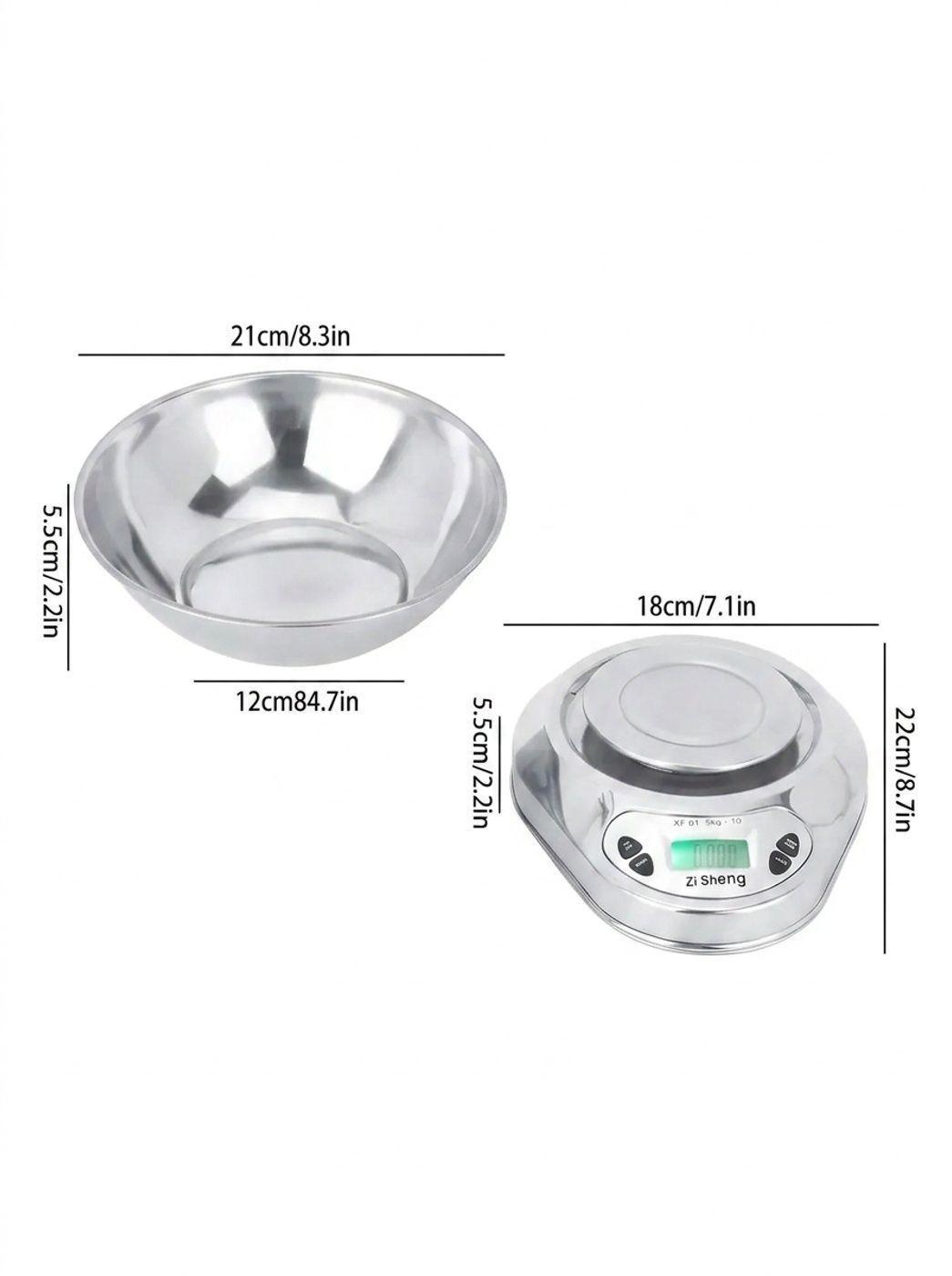 Pesa Gramera Pesa Digital Cocina Balanza Cocina 5kg 0 1g-6
