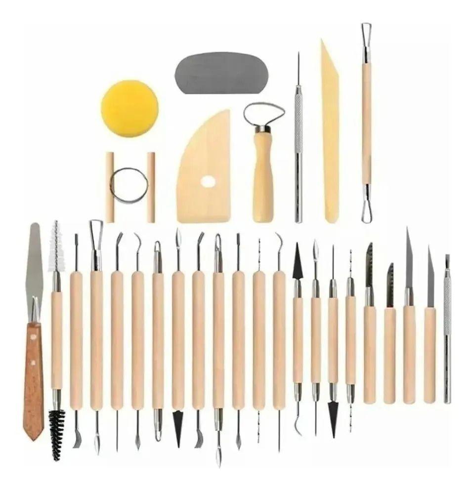 Herramientas Modelar Arcilla Ceramica 30 Pzs-2