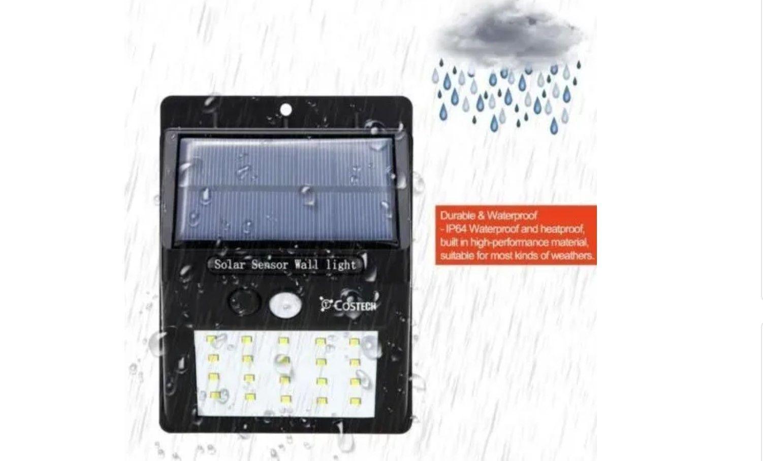 Foco 30 Led Solar Con Sensor Movimiento Exterior E Interior-3