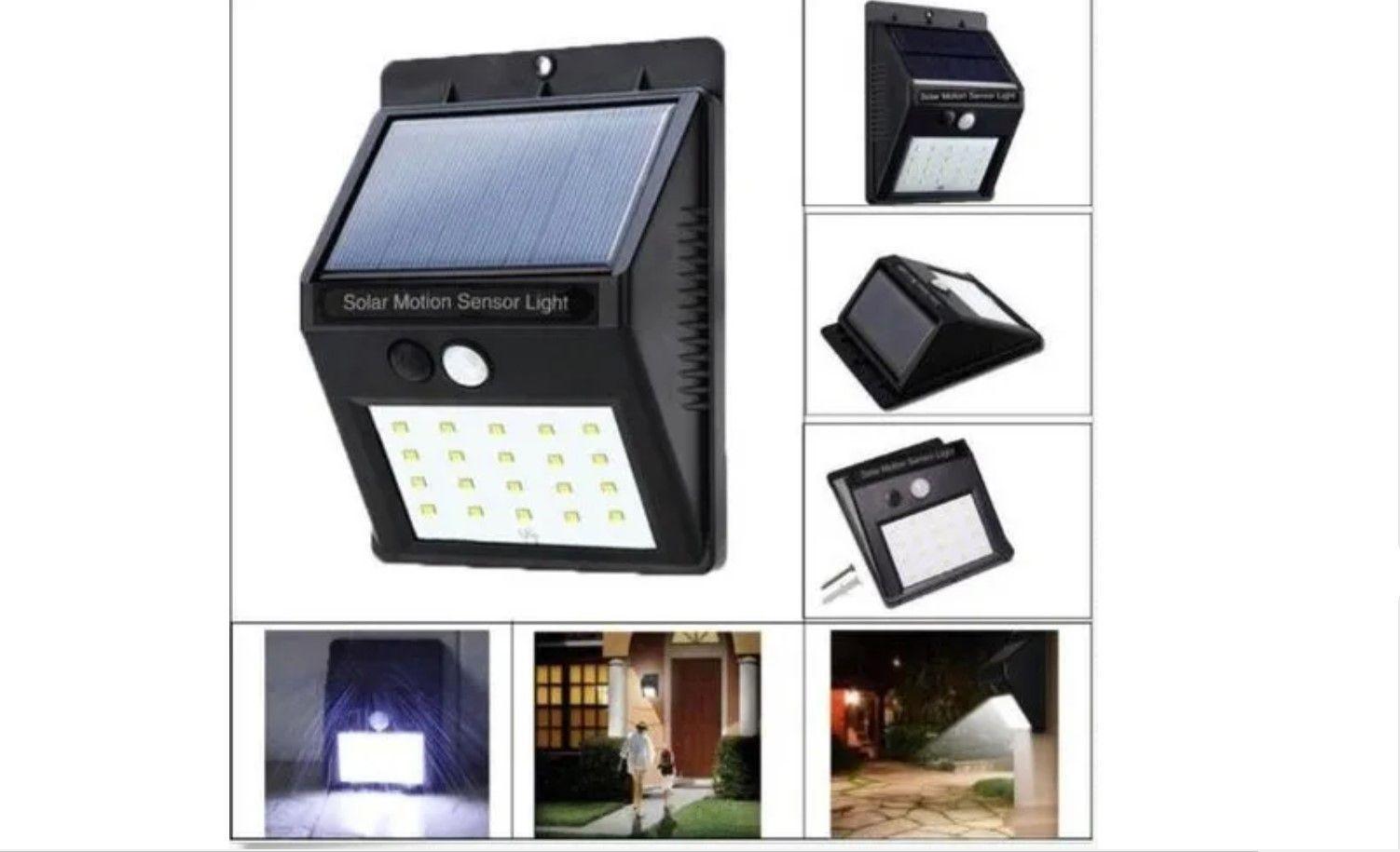 Foco 30 Led Solar Con Sensor Movimiento Exterior E Interior-6