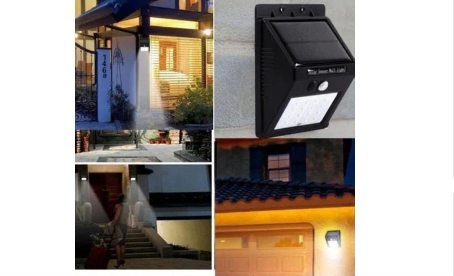 Foco 30 Led Solar Con Sensor Movimiento Exterior E Interior-4