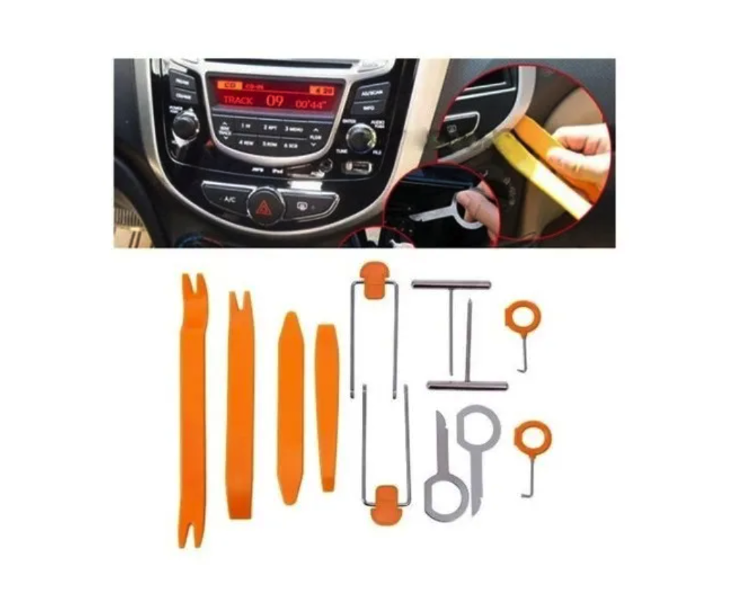 Kit Pro Herramienta Desmontaje Tableros Auto Audio-1