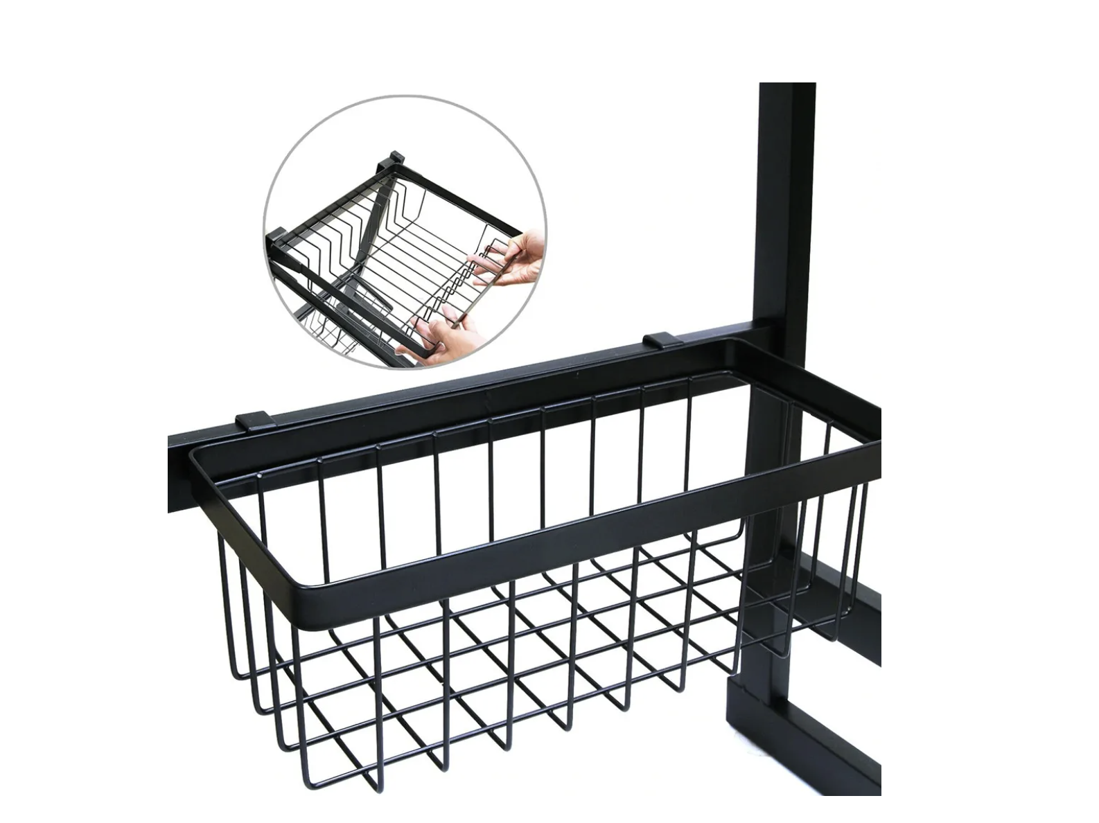 Escurridor Seca Platos Multifunción Acero Inoxidable 85cm-3