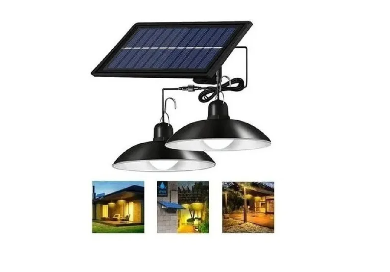 Lampara Led Solar Colgante 240w 120º Con Control-1