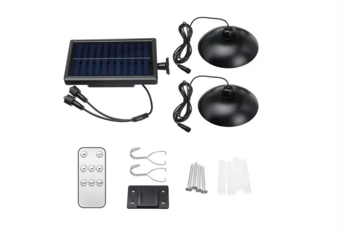 Lampara Led Solar Colgante 240w 120º Con Control-5