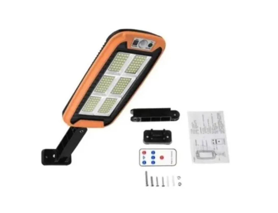 Foco Led Solar 168 Led Sensor Control Remoto 3 Modos-0