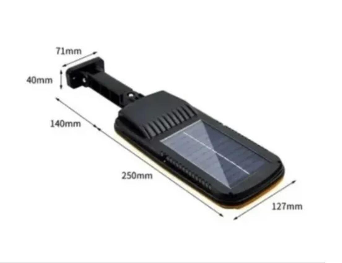 Foco Led Solar 168 Led Sensor Control Remoto 3 Modos-2