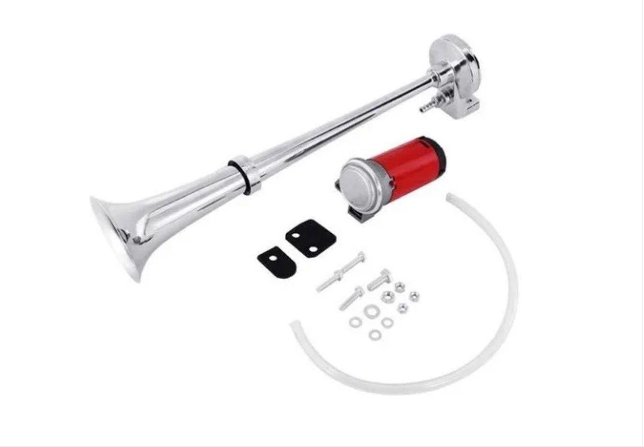 Bocina Electrica Trompeta Aire Comprimido Universal Auto 12v-3