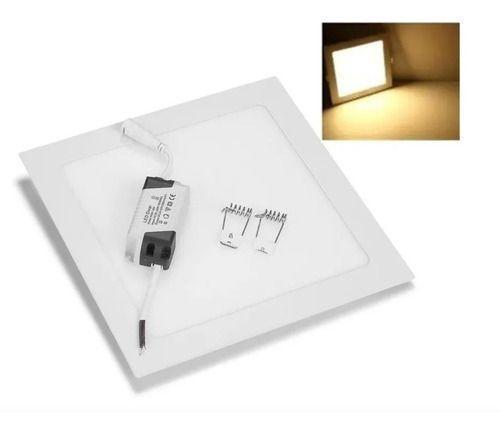 Foco Panel Plafón Led 6w Embutido Cuadrado-2