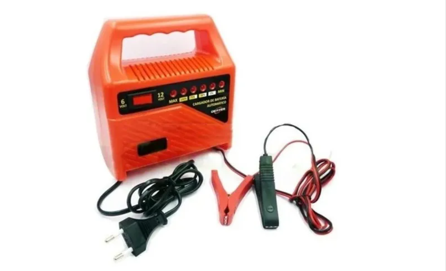 Cargador De Bateria Auto 6 Amp Universal 12-6 Volt-0