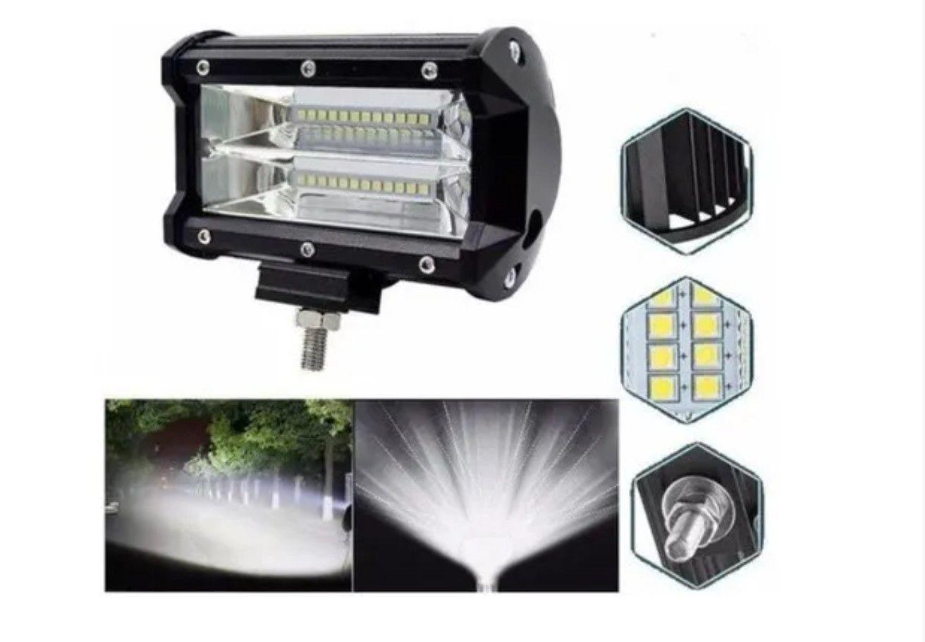 Focos Neblineros Auto Camiones Luz Led Barra Luces Led 72w -2