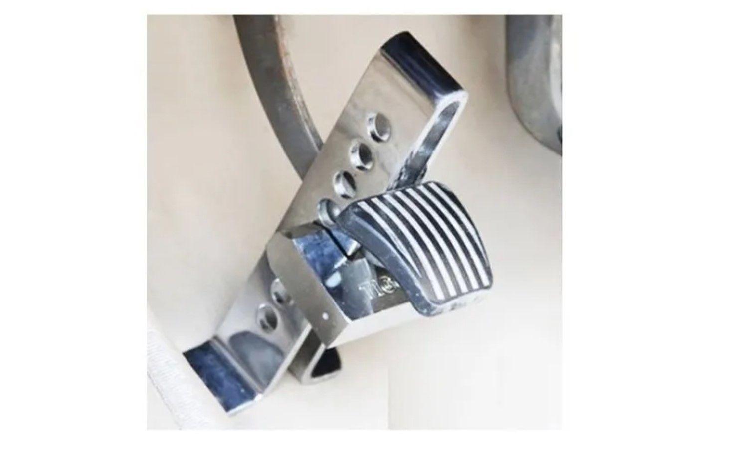 Traba Pedal + Candado + Llaves Seguridad Auto Robo-7
