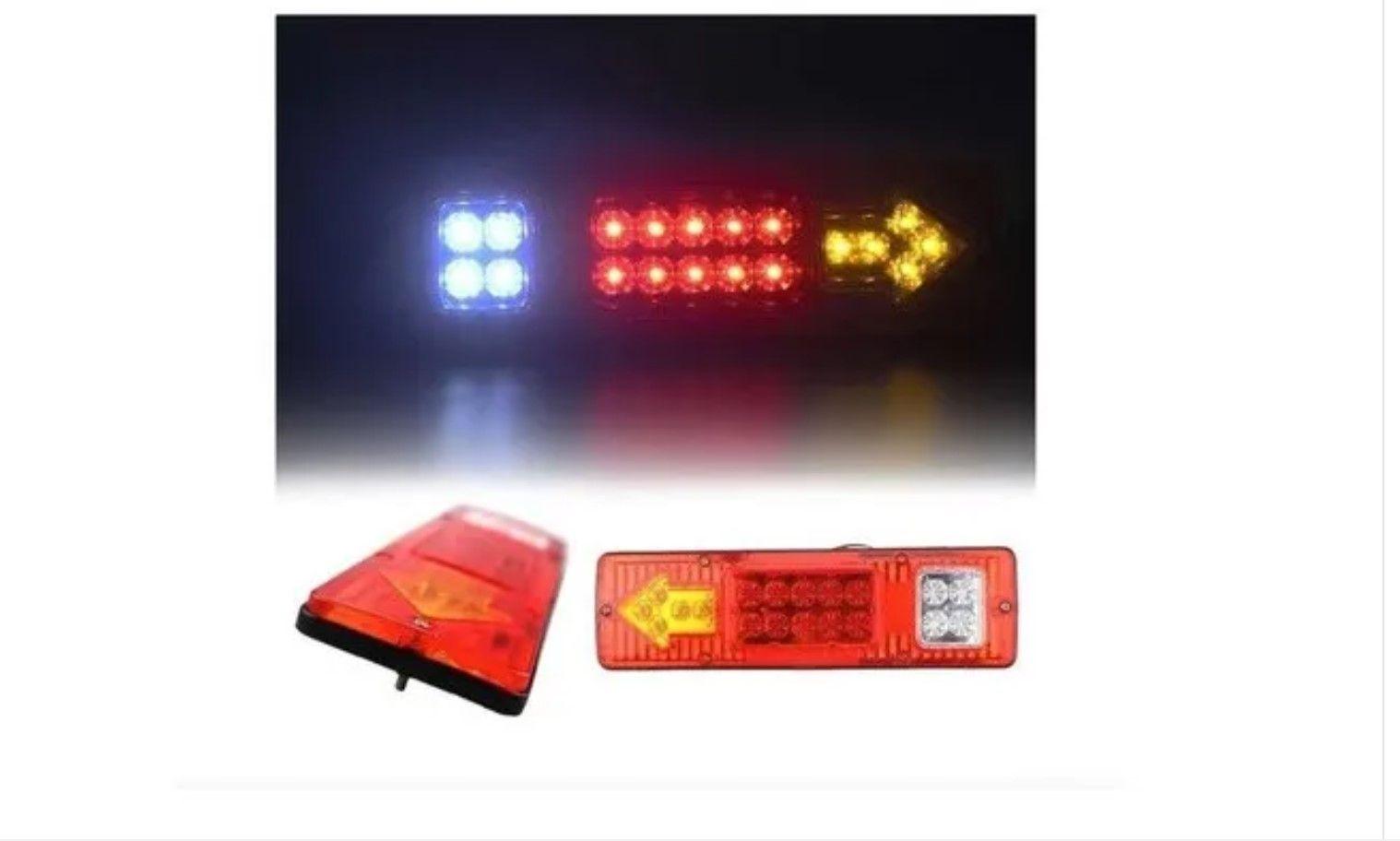 Kit Foco Led Trasero 12v Camion Tricimoto Remolque Arrastre-3