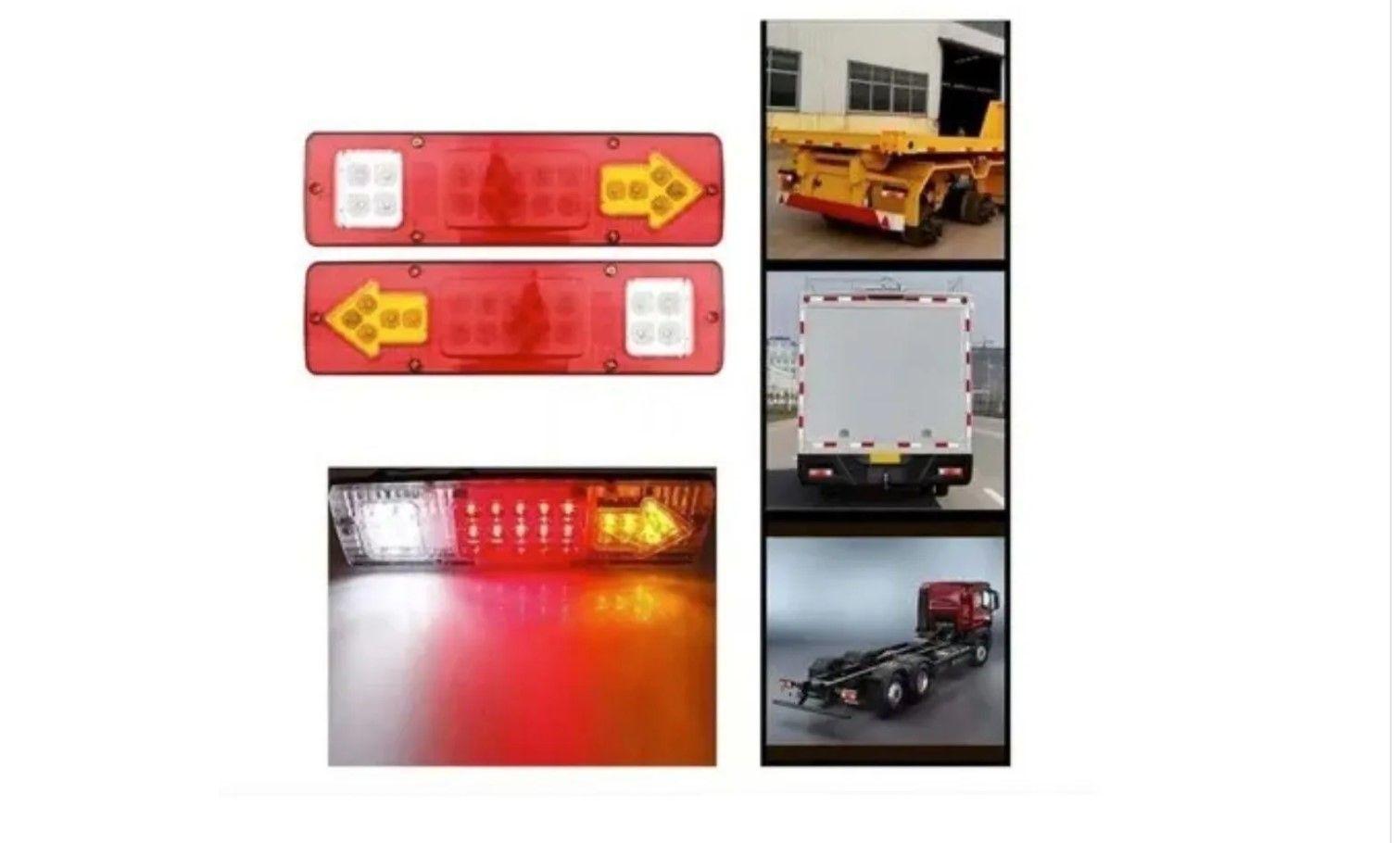 Kit Foco Led Trasero 12v Camion Tricimoto Remolque Arrastre-2