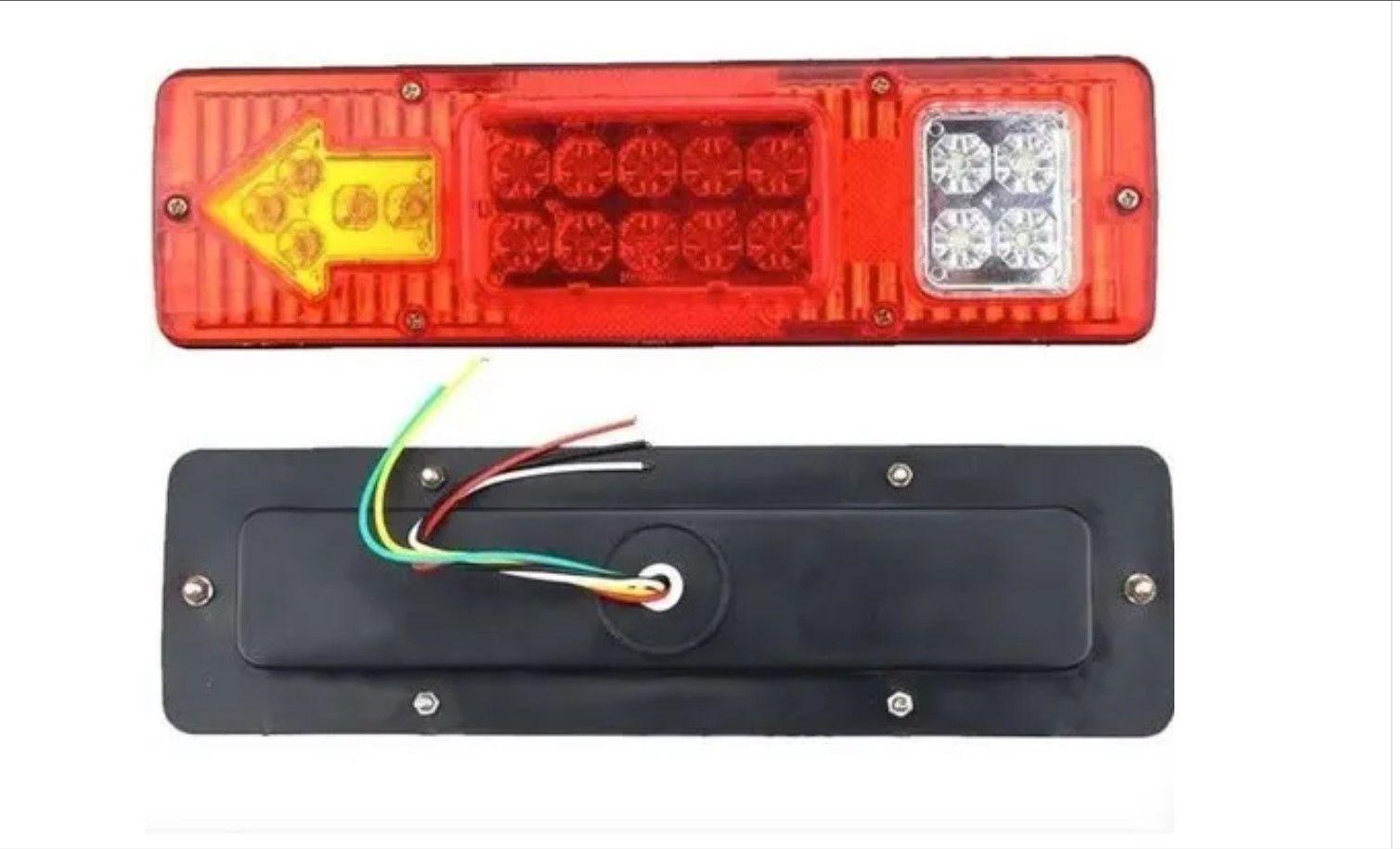 Kit Foco Led Trasero 12v Camion Tricimoto Remolque Arrastre-0