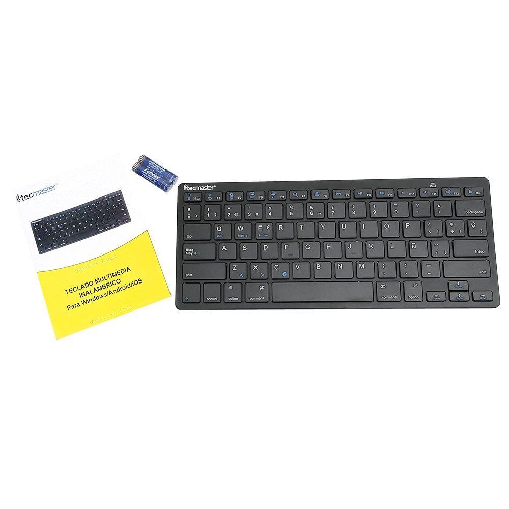 TECMASTER TECLADO BLUETOOTH BLACK-3