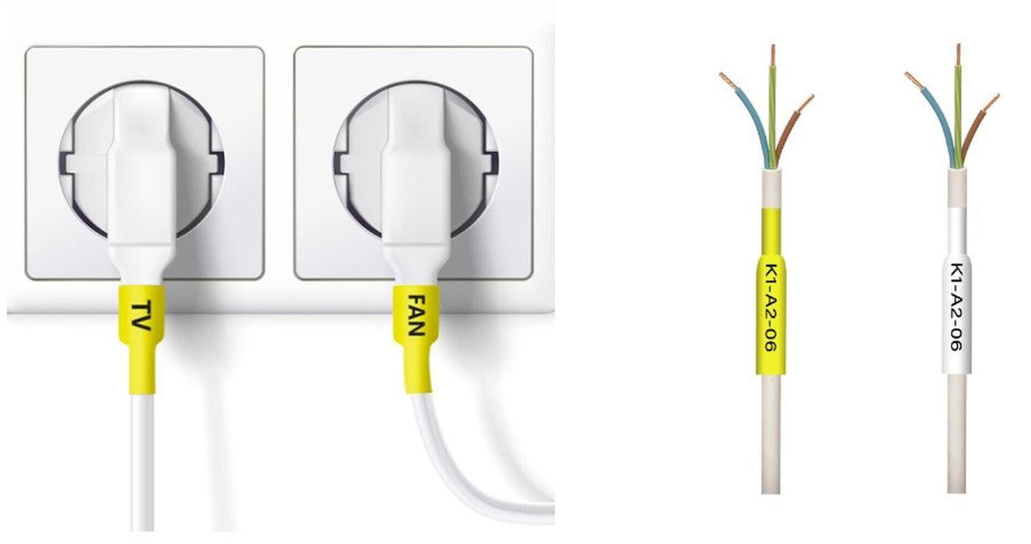 Cinta Termocontraible HSe-241 Para Rotuladora Brother Pt 17.7mm Termoretractil-4