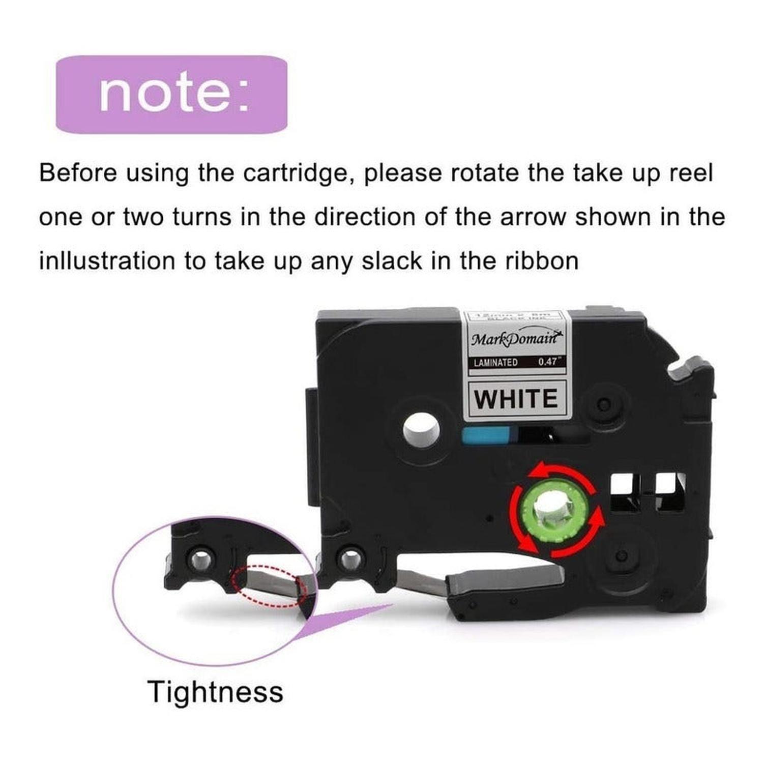 Cinta TZe-fx221 Para Rotuladora Brother Modelo Pt, 9mm X 8m-6
