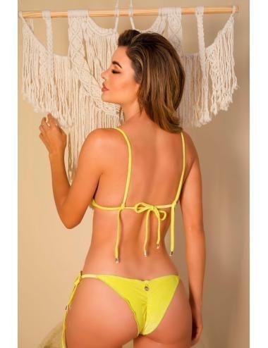 Bikini Velour Amarillo Le berti-1