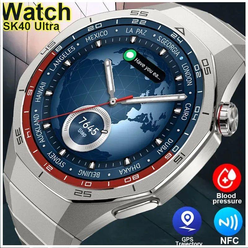 Smartwatch Reloj Inteligente SK40 Deportivo Compatible 3 Correas IP67-3