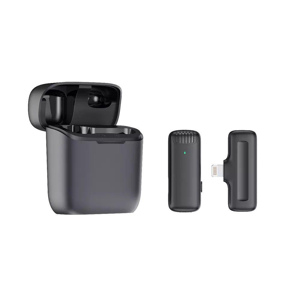 Micrófono inalámbrico Solapa Lightning para dispositivo con conector Lightning Reducción Ruido-5