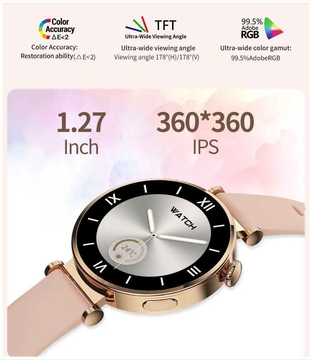 Smartwatch GT4Mini Elegancia Conectividad Llamadas Salud Integral Mujer-7